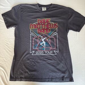 Dave Matthews Band Comfort Colors Charcoal Concert Graphic Tee